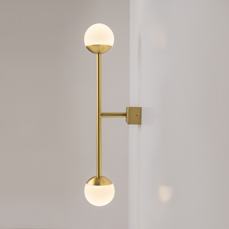 Aplica de perete LED TOUCH, alama/alb, intrerupator touch, 3000K, inaltime 48 cm - MAYTONI [4]