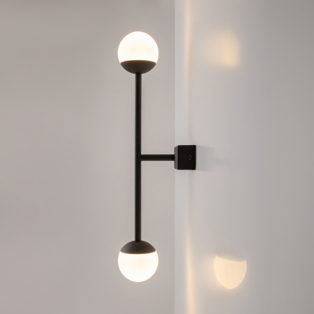 Aplica de perete LED TOUCH, negru/alb, intrerupator touch, 3000K, inaltime 48 cm - MAYTONI [4]