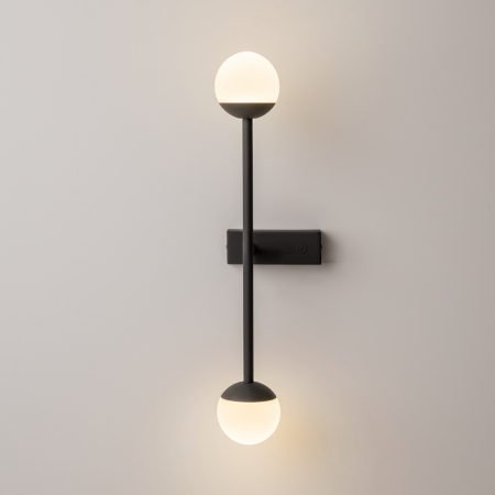 Aplica de perete LED TOUCH, negru/alb, intrerupator touch, 3000K, inaltime 48 cm - MAYTONI [1]