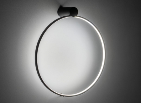 Aplica de perete/tavan LED CIRCOLO, negru, 3000K, 560 lm, diametru 45 cm - NOWODVORSKI [4]