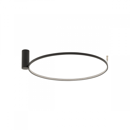 Aplica de perete/tavan LED CIRCOLO, negru, 3000K, 560 lm, diametru 45 cm - NOWODVORSKI [3]
