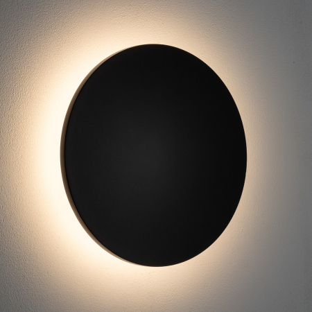 Lămpi și aplice exterior - Aplică LED exterior ARIA L, negru, IP54, 3000K, 24 cm - Nowodvorski