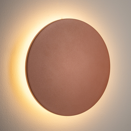 Lămpi și aplice exterior - Aplică LED exterior ARIA L, teracota, IP54, 3000K, 24 cm - Nowodvorski