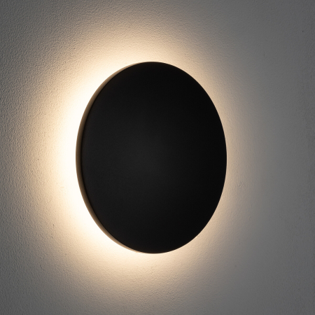 Lămpi și aplice exterior - Aplică LED exterior ARIA M, negru, IP54, 3000K, 18 cm - Nowodvorski