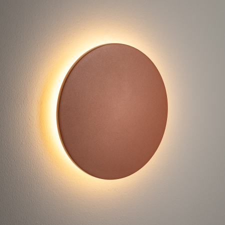 Lămpi și aplice exterior - Aplică LED exterior ARIA M, teracota, IP54, 3000K, 18 cm - Nowodvorski
