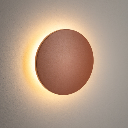Lămpi și aplice exterior - Aplică LED exterior ARIA S, teracotă, IP54, 3000K, 13.5 cm - Nowodvorski