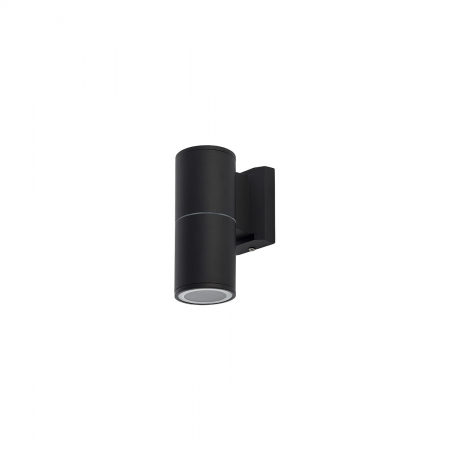 Perete - Aplica pentru perete exterior EXE I, negru, 1*GU10, IP54, inaltime 15 cm - NOWODVORSKI 8331