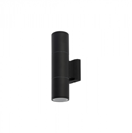 Perete - Aplica pentru perete exterior EXE II, negru, 2*GU10, IP54, inaltime 25 cm - NOWODVORSKI 8330