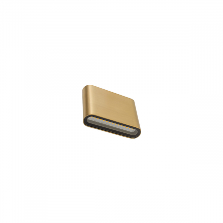 Aplica pentru perete exterior LED SEMI S, alama, 3000K, IP54, flux 300 lm, lungime 11 cm - NOWODVORSKI 11365 [3]