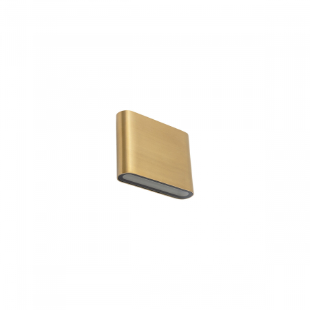 Perete - Aplica pentru perete exterior LED SEMI S, alama, 3000K, IP54, flux 300 lm, lungime 11 cm - NOWODVORSKI 11365