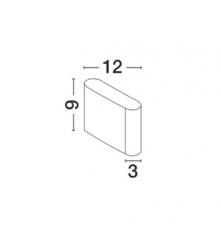 Aplica pentru perete exterior LED SOHO, gri inchis, 3000K, IP54, flux 480 lm, lungime 12 cm - NOVA LUCE 740401 [2]