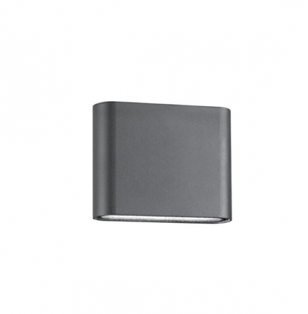 Perete - Aplica pentru perete exterior LED SOHO, gri inchis, 3000K, IP54, flux 480 lm, lungime 12 cm - NOVA LUCE 740401