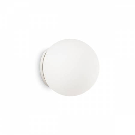 Aplice perete - Aplica pentru perete MAPA AP1 alba, 1*G9, 15W, diametru 15 cm - IDEAL LUX