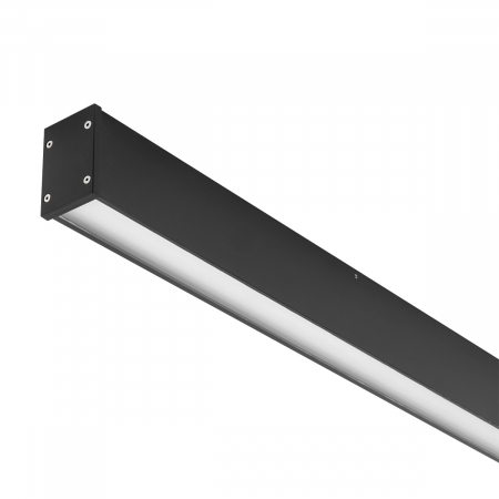 Aplica pentru perete/tavan exterior LED OUTLINE L, negru, 3000K, IP44, 3000 lm, lungime 150 cm - NOWODVORSKI [2]