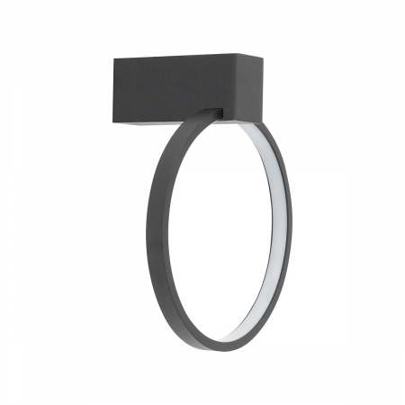 Aplica de perete LED CIRCOLO, negru, 3000K, 190 lm, inaltime 23 cm - NOWODVORSKI