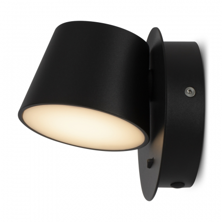 Aplica perete LED PIXEL, negru, 3000K, 350 lm, diametru 9 cm - MAYTONI [1]