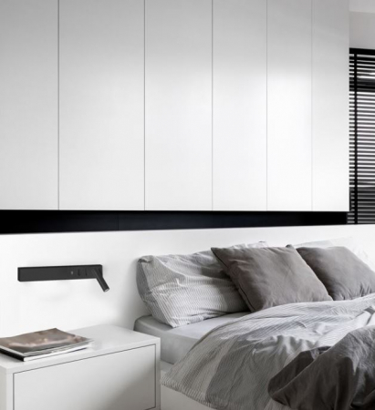 Aplica perete LED VIDA neagra, spot dreapta, 3000k, 350 lm, USB, lungime 35 cm - NOVA LUCE [5]