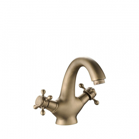 Baterii lavoar - Baterie baie pentru lavoar EPOQUE, design retro, bronz satinat, inaltime 15.6 cm - CASA BLANCA