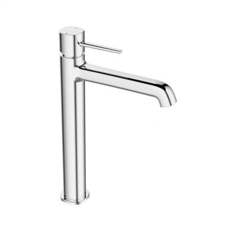 Baterii lavoar - Baterie baie pentru lavoar inalta POLLA, crom lucios, inaltime 29.7 cm - LAVEO
