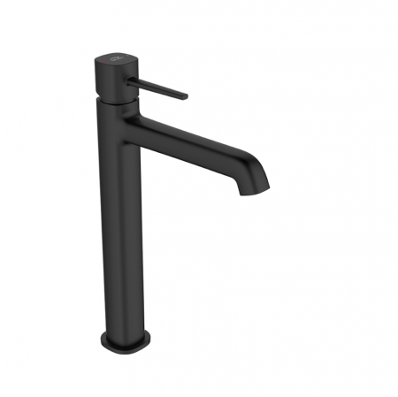 Baterii lavoar - Baterie baie pentru lavoar inalta POLLA, negru, inaltime 29.7 cm - LAVEO