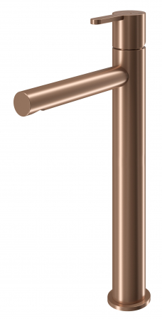 Baterie baie pentru lavoar inalta SENSE, auriu-rosu, monocomanda, inaltime 30 cm - SPATIO [1]