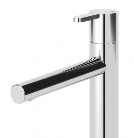 Baterie baie pentru lavoar inalta SENSE, crom, monocomanda, inaltime 30 cm - SPATIO [1]