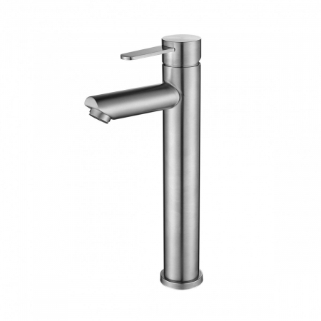 Baterii lavoar - Baterie baie pentru lavoar inalta STEEL BLR2H, monocomanda, inox, inaltime 30.5 cm - CASA BLANCA