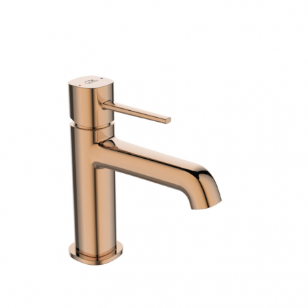 Baterii lavoar - Baterie baie pentru lavoar POLLA, auriu rose, inaltime 16.7 cm - LAVEO