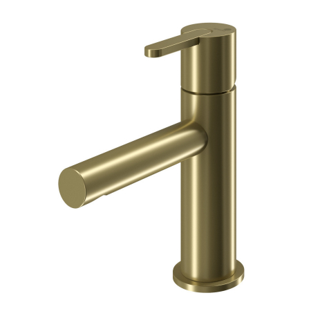 Baterii lavoar - Baterie baie pentru lavoar SENSE, auriu, monocomanda, inaltime 15.6 cm - SPATIO