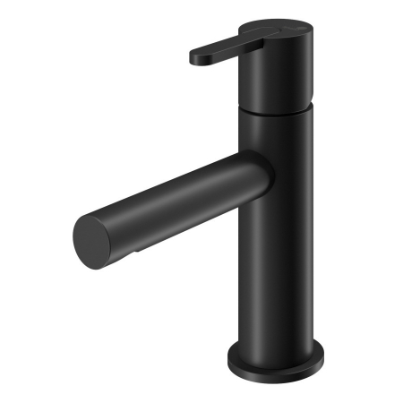 Baterii lavoar - Baterie baie pentru lavoar SENSE, negru, monocomanda, inaltime 15.6 cm - SPATIO