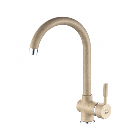 Baterii bucatarie - Baterie bucatarie pentru chiuveta gat de legada GRANIT, granit bej, inaltime 31.8 cm - CASA BLANCA
