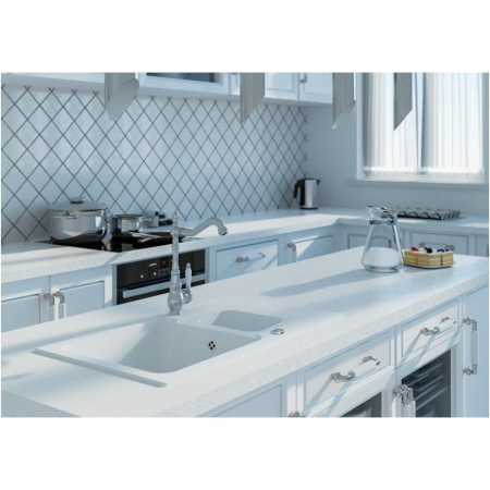 Baterie bucatarie pentru chiuveta LORA, monocomanda, crom, inaltime 30.4 cm - CASA BLANCA [1]