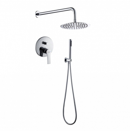 Baterii cada/dus - Baterie incastrata cu set de dus LEVEL BLV77P, crom - CASA BLANCA