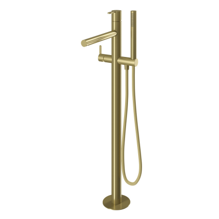 Baterii cada/dus - Baterie pentru cada freestanding SENSE, auriu, monocomanda - SPATIO