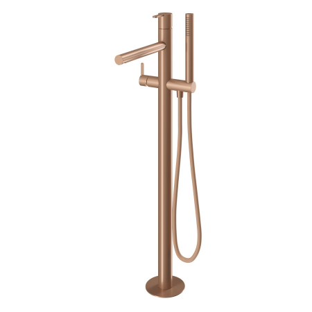 Baterii cada/dus - Baterie pentru cada freestanding SENSE, auriu-rosu, monocomanda - SPATIO