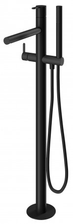 Baterie pentru cada freestanding SENSE, negru, monocomanda - SPATIO [1]