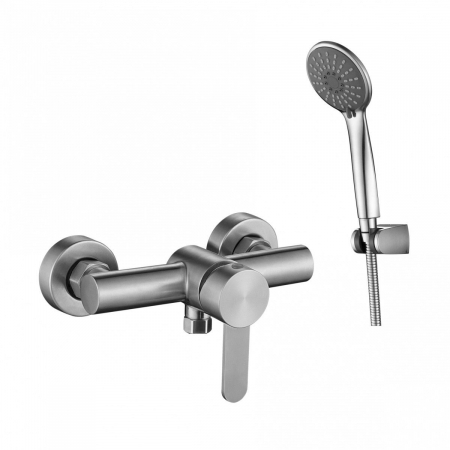 Baterii cada/dus - Baterie pentru dus STEEL BLR77, monocomanda, inox periat - CASA BLANCA
