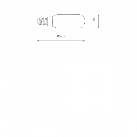 Bec LED E14 T25, 3000K, 4W, 400 lm - NOWODVORSKI [1]