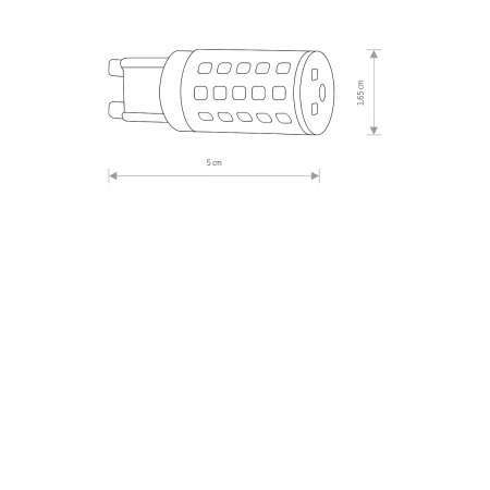 Bec LED G9, 3000K, 4W, 380 lm - NOWODVORSKI [1]