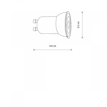 Bec LED GU10 R35, 4000K, 4W, 400 lm - NOWODVORSKI [1]
