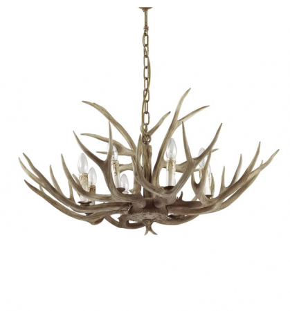 Candelabre - Candelabru CHALET SP 8, bej, 8*E14, 40W, diametru 91 cm - IDEAL LUX