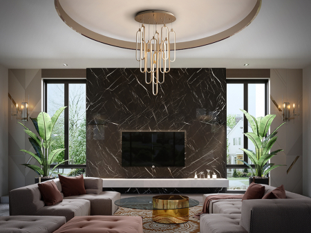 Candelabru COLETTE LED, auriu-rose, dimabil, 3000K, 16.380 lm, diametru 60 cm - SCHULLER [4]