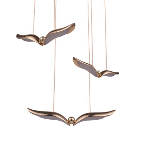 LED - Candelabru LED GUFO, auriu, 36 cm - STEP INTO DESIGN