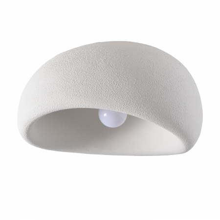 PROMOTII - Plafonieră albă Stone, diametru 50 cm - Step Into Design