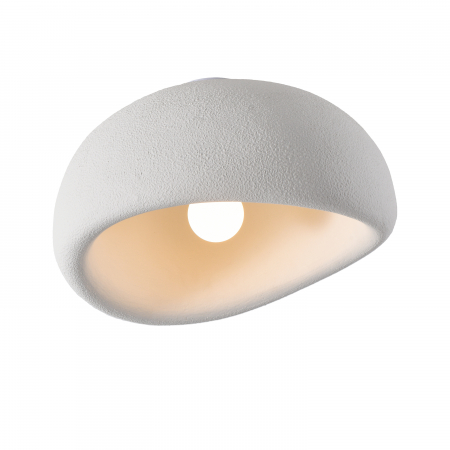 Plafonieră albă Stone, diametru 50 cm - Step Into Design [1]