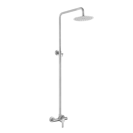 Seturi si coloane de dus - Coloana de dus cu baterie STEEL BLR71, inox, inaltime reglabila - CASA BLANCA