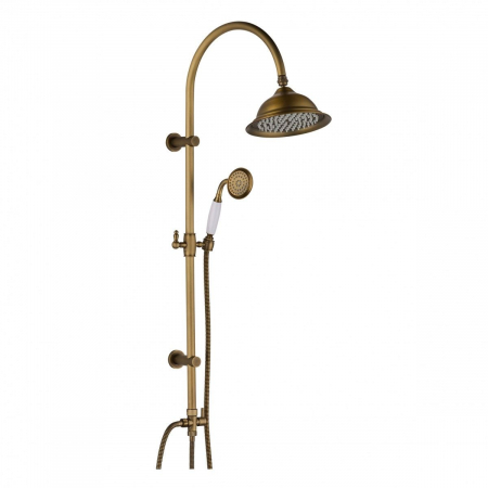 Seturi si coloane de dus - Coloana de dus EPOQUE BEP01, design retro, bronz satinat, inaltime 103 cm - CASA BLANCA