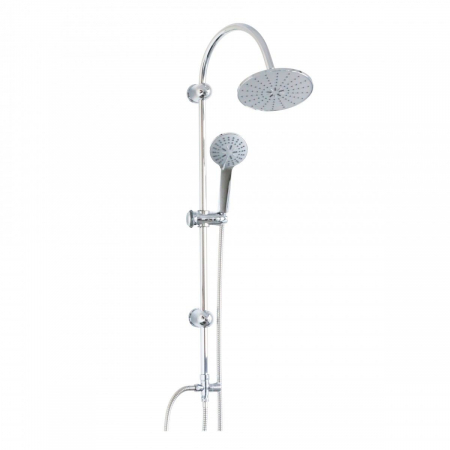 Seturi si coloane de dus - Coloana de dus rotunda cu unghi reglabil, RONDO, crom, inaltime 103 cm - CASA BLANCA