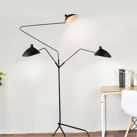 Lampadar CRANE-F3, negru, 40W, 210 cm - STEP INTO DESIGN [1]