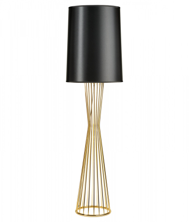Lampadar FILO, negru/auriu, 145 cm - step into design [1]